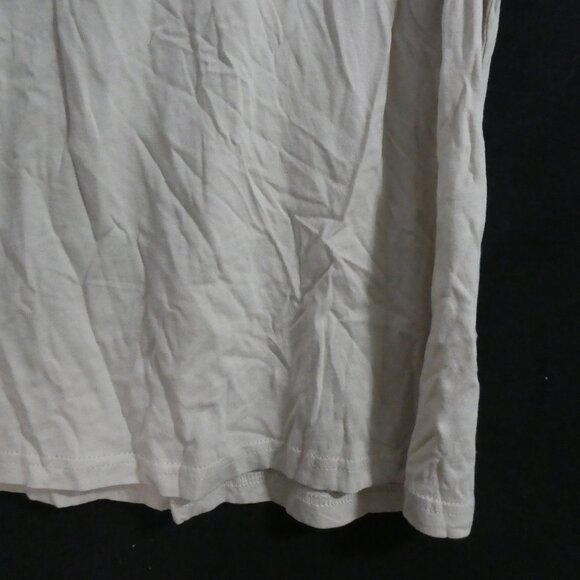 OLEG CASSINI SPORT | xl - extra large | Beige Short Sleeve Scoop Neck Blouse - Picture 15 of 15
